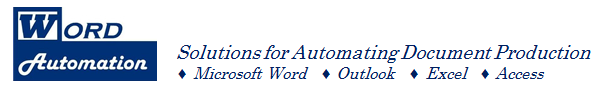 Word Automation